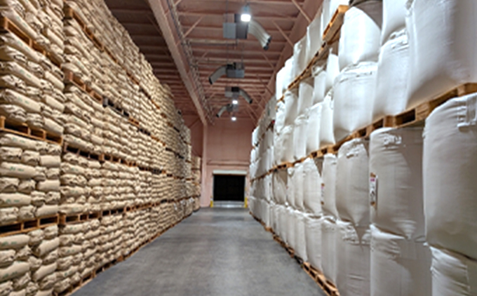 コメを専用倉庫に預けたい